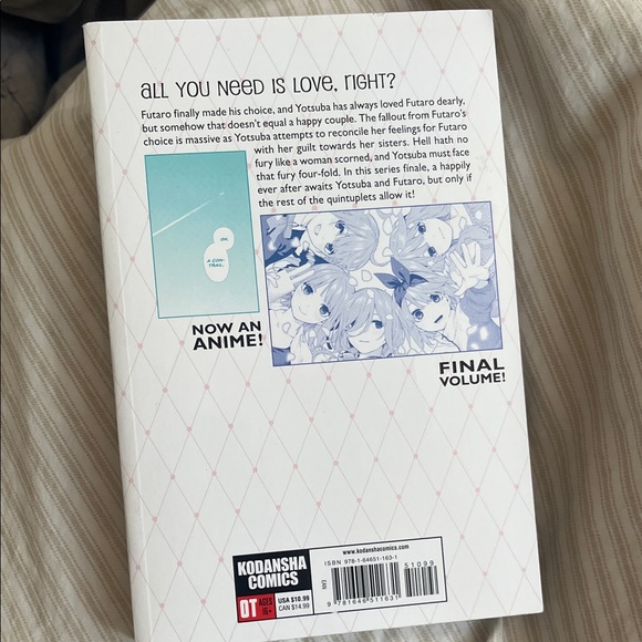 The Quintessential Quintuplets Vol. 14 Manga - Red Hair Cover - Picture 2 of 2